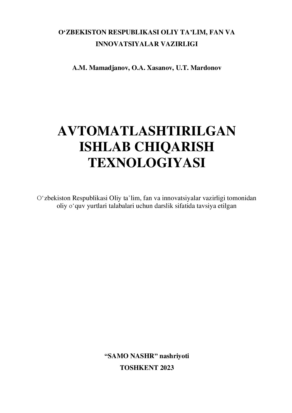12-avtomatlashtirilgan-ishlab-chiqarish-texnologiyasi